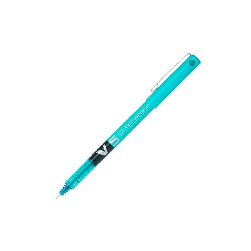 BX-V5-LB PILOT ROLLER TINTA LÍQUIDA V-5 HI-TECPOINT AZUL CLARO