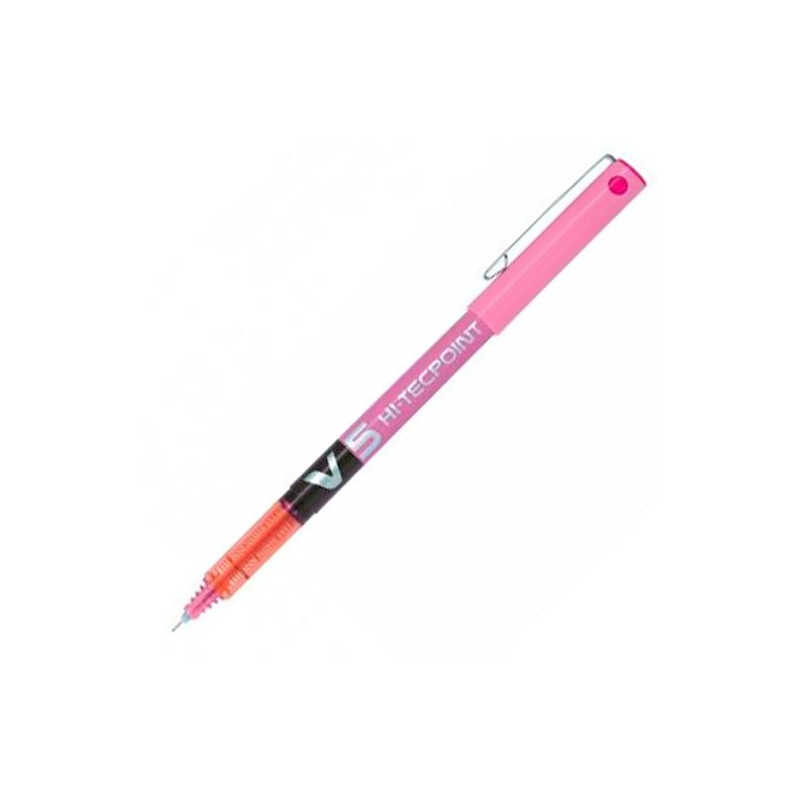 BX-V5-P PILOT ROLLER TINTA LÍQUIDA V-5 HI-TECPOINT ROSA