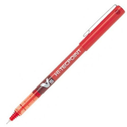 BX-V5-R PILOT ROLLER TINTA LÍQUIDA V-5 HI-TECPOINT ROJO