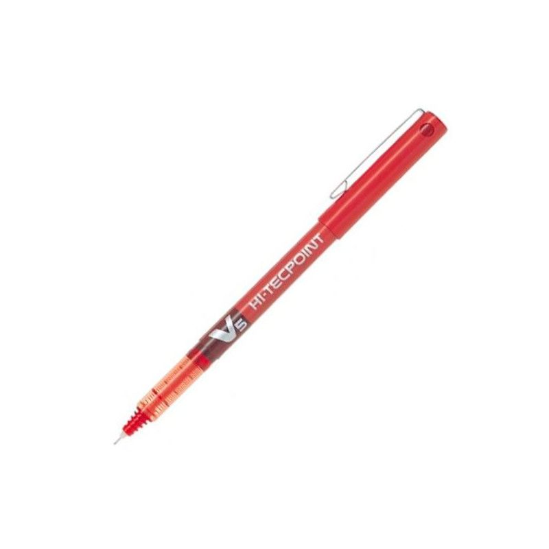 BX-V5-R PILOT ROLLER TINTA LÍQUIDA V-5 HI-TECPOINT ROJO