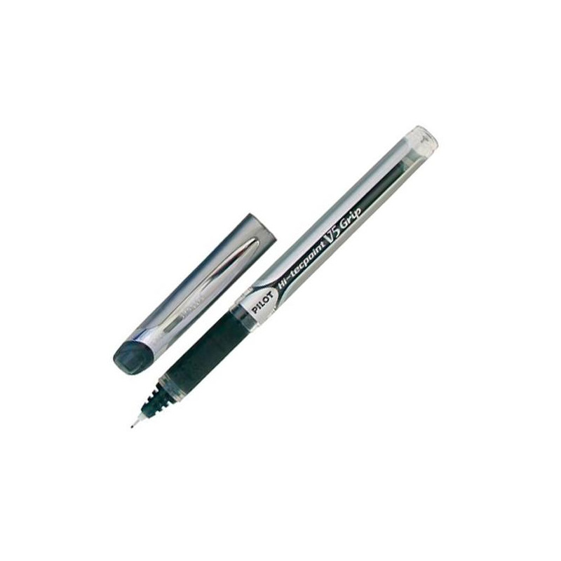 BXGPN-V5-B PILOT ROLLER TINTA LÍQUIDA V-5 GRIP HI-TECPOINT NEGRO