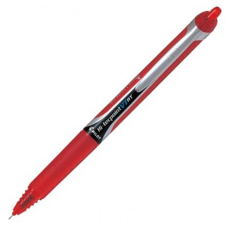 BXRT-V7-R PILOT ROLLER TINTA LÍQUIDA V7 HI-TECPOINT RETRÁCTIL ROJO