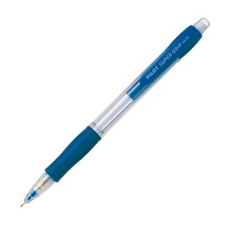 H-185-SL-L PILOT PORTAMINAS H-185 SUPERGRIP 0.5 CON GOMA AZUL