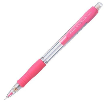 H-185-SL-P PILOT PORTAMINAS H-185 SUPERGRIP 0.5 CON GOMA ROSA