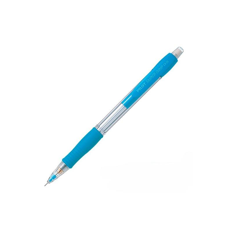 H-185-SL-SL PILOT PORTAMINAS H-185 SUPERGRIP 0.5 CON GOMA AZUL CLARO