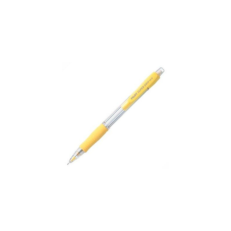 H-185-SL-Y PILOT PORTAMINAS H-185 SUPERGRIP 0.5 CON GOMA AMARILLO