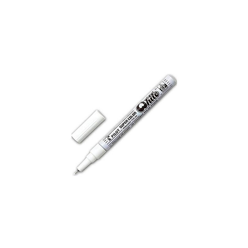 SC-W-EF PILOT MARCADOR PERMANENTE DESECHABLE BLANCO EXTRAFINO