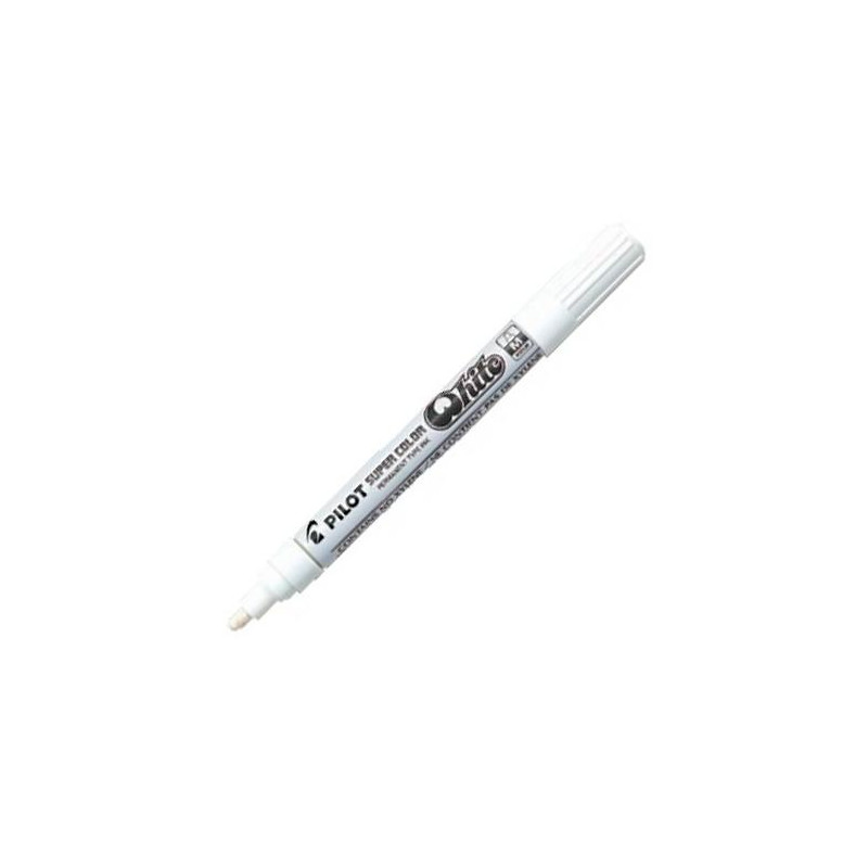 SC-W-M PILOT MARCADOR PERMANENTE DESECHABLE BLANCO MEDIO