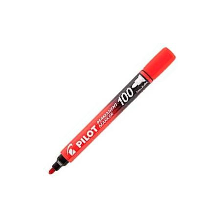 SCA-100-R PILOT ROTULADOR PERMANENTE SCA-100 ROJO