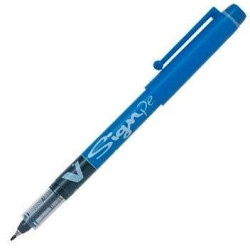 SW-VSP-L PILOT ROLLER TINTA LÍQUIDA VSIGN PEN PUNTA DE FIBRA 2.0MM AZUL