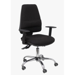 14ASB840B10CRRPL PIQUERAS Y CRESPO SILLA ELCHE S 24H CP BRAZOS REGULABLES TEJIDO BALI COLOR NEGRO