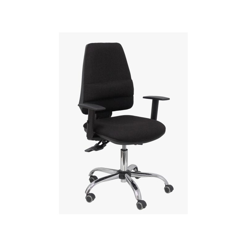 14ASB840B10CRRPL PIQUERAS Y CRESPO SILLA ELCHE S 24H CP BRAZOS REGULABLES TEJIDO BALI COLOR NEGRO