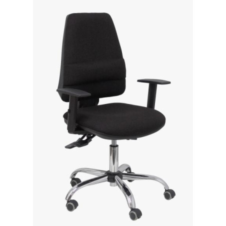 14ASB840B10CRRPL PIQUERAS Y CRESPO SILLA ELCHE S 24H CP BRAZOS REGULABLES TEJIDO BALI COLOR NEGRO