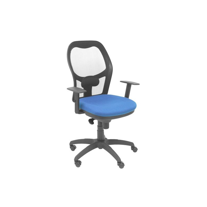 15SNBALI200 PIQUERAS Y CRESPO SILLA JORQUERA MALLA NEGRO ASIENTO BALI AZUL MARINO