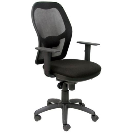 15SNBALI840 PIQUERAS Y CRESPO SILLA JORQUERA MALLA NEGRA ASIENTO BALI NEGRO