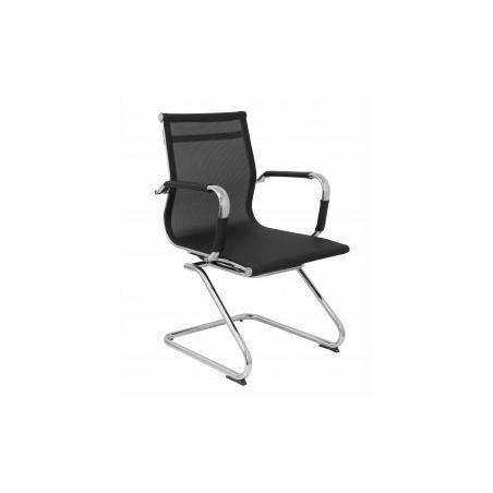 205CPNE PIQUERAS Y CRESPO SILLÓN CONFIDENTE BARRAX ERGONÓMICO PATÍN CROMADO BRAZOS/F MALLA NAILON NEGRO