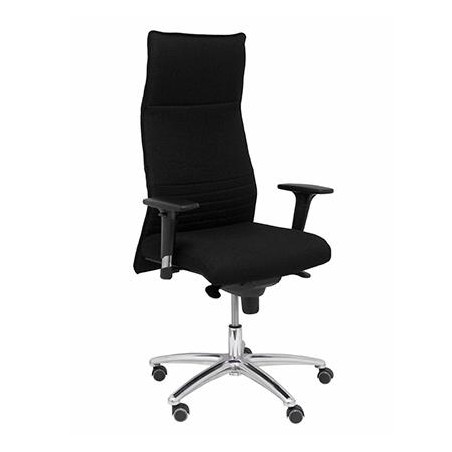 206SBALI840 PIQUERAS Y CRESPO SILLÓN ALBACETE ASIENTO Y RESPALDO TAPIZADOS EN TEJIDO BALI COLOR NEGRO