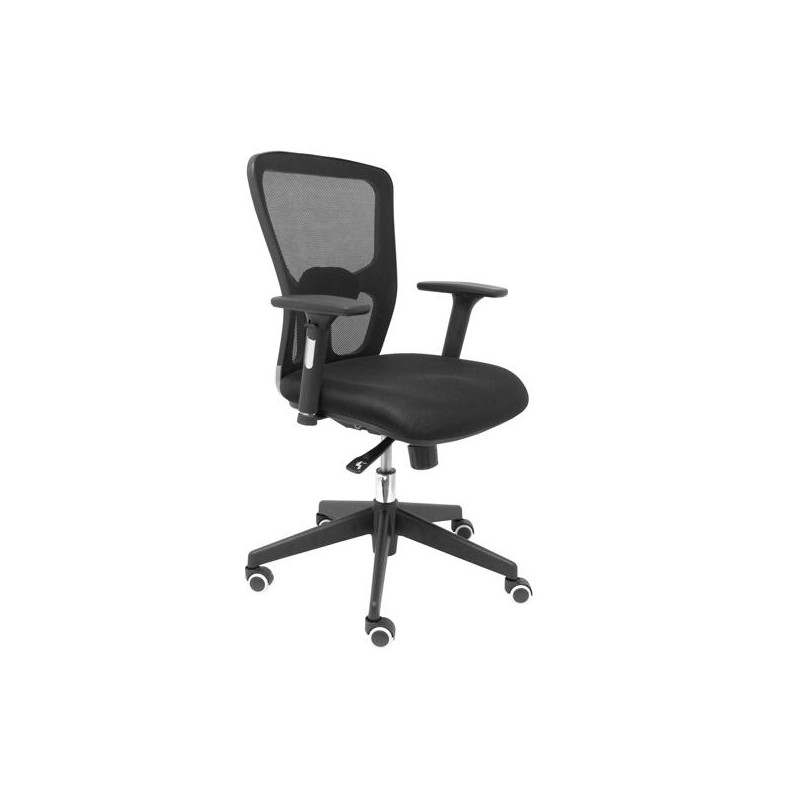 20SNBALI840 PIQUERAS Y CRESPO SILLA POZUELO RESPALDO MALLA ASIENTO 3D NEGRO