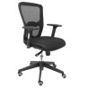 20SNBALI840 PIQUERAS Y CRESPO SILLA POZUELO RESPALDO MALLA ASIENTO 3D NEGRO