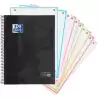 400172360 OXFORD CUADERNO EUROPEANBOOK 10 SCHOOL CLASSIC A4+ 150H 5X5MM T/EXTRADURA NEGRO