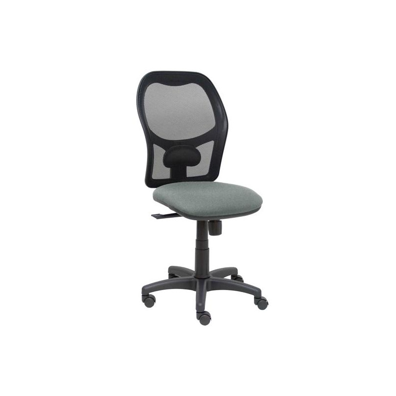 345SM840B220RN PIQUERAS Y CRESPO SILLA ALOCÉN REGULABLE SINCRO REFUERZO LUMBAR MALLA NEGRO Y ASIENTO BALI GRIS