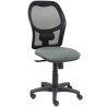 345SM840B220RN PIQUERAS Y CRESPO SILLA ALOCÉN REGULABLE SINCRO REFUERZO LUMBAR MALLA NEGRO Y ASIENTO BALI GRIS