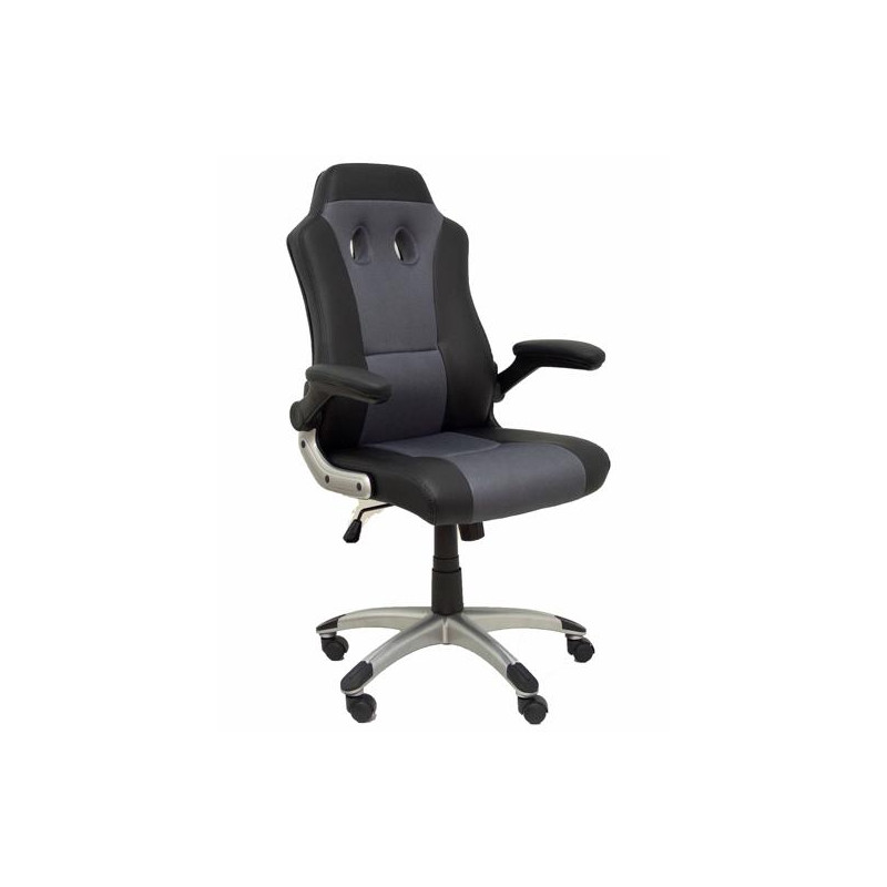 7218BSP840600NGRN PIQUERAS Y CRESPO SILLA GAMING TALAVE SIMILPIEL NEGRO Y GRIS