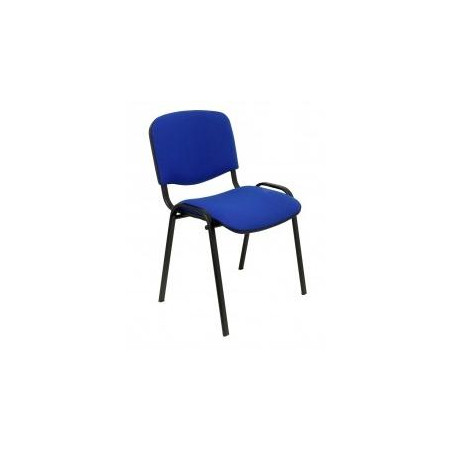 PACK226PTNA229 PIQUERAS Y CRESPO SILLA FIJA APILABLE MOD. ALCARAZ TAPIZADA ARAN AZUL PACK DE 2