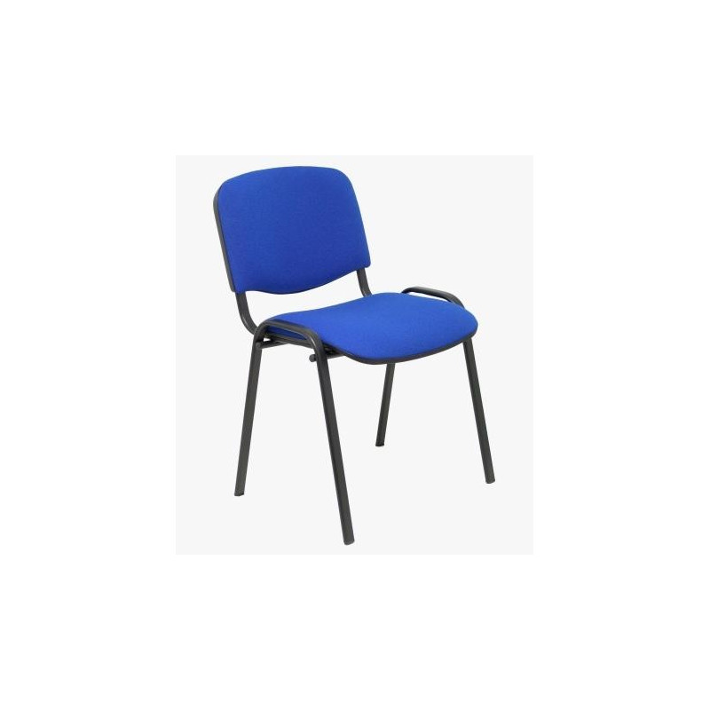 PACK226PTNB229 PIQUERAS Y CRESPO SILLA FIJA APILABLE MOD. ISO TAPIZADA BALI AZUL PACK DE 2