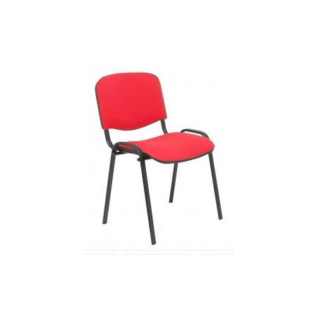 PACK426ARAN350 PIQUERAS Y CRESPO SILLA FIJA APILABLE MOD. ALCARAZ TAPIZADA ARAN ROJO PACK DE 4