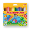 8757712 PLASTIDECOR CERAS KIDS COLORES SURTIDOS ESTUCHE 18 UD