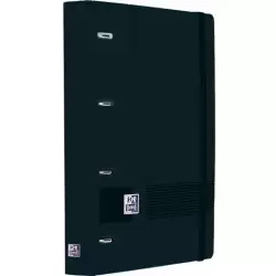 400198250 OXFORD EUROPEANBINDER LIVE&GO CARPETA ANILLAS 4X35 A4+ C/RECAMBIO 1 LÍNEA WRITE&ERASE POLYFOAM NEGRO