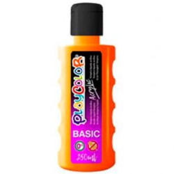 18531 PLAYCOLOR PINTURA ACRYLIC BASIC BOTELLA 250ML NARANJA