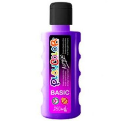 18601 PLAYCOLOR PINTURA ACRYLIC BASIC BOTELLA 250ML VIOLETA