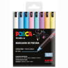 182634847 POSCA ESTUCHE BASIC MARCADOR  PC-1MR/8C COLORES SURTIDO PASTEL -8U-