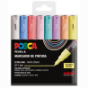 182634848 POSCA ESTUCHE BASIC PC-1M/8C NO PERMANENTE PUNTA FINA 0.9MM-1.3MM C/SURTIDOS PASTEL -8U-