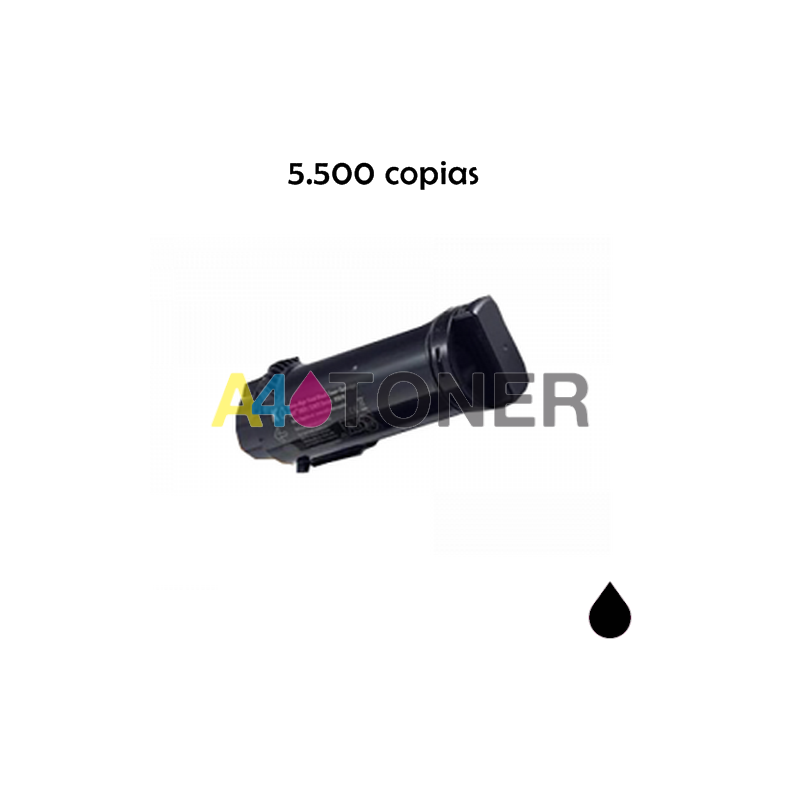 Toner Xerox WC6515 / Phaser 6510 negro compatible con 106R03480 Xerox6515