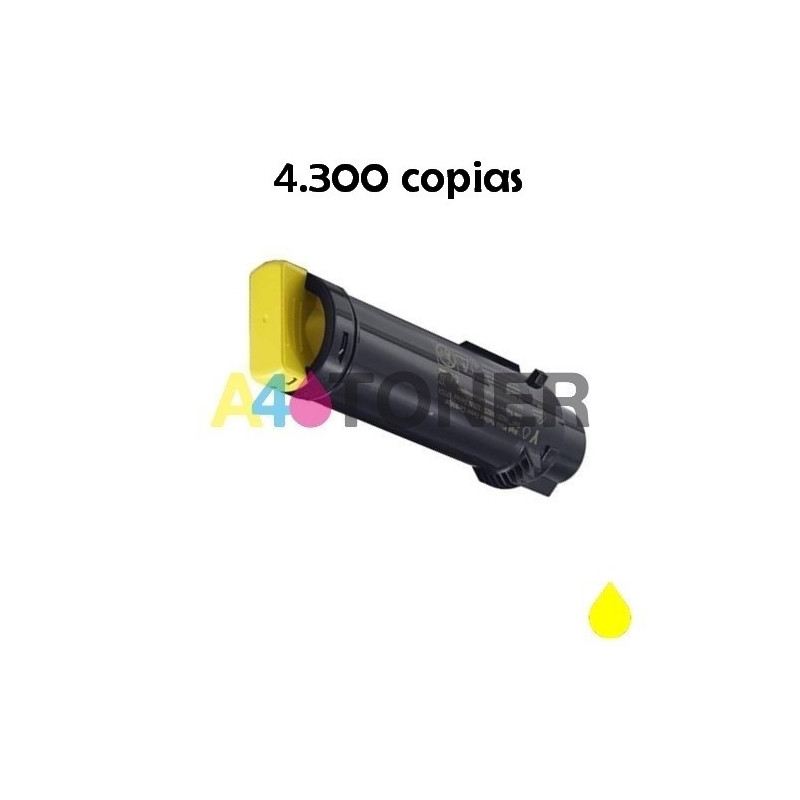 Toner Xerox WC6515 / Phaser 6510 amarillo compatible con 106R03479 Xerox6515