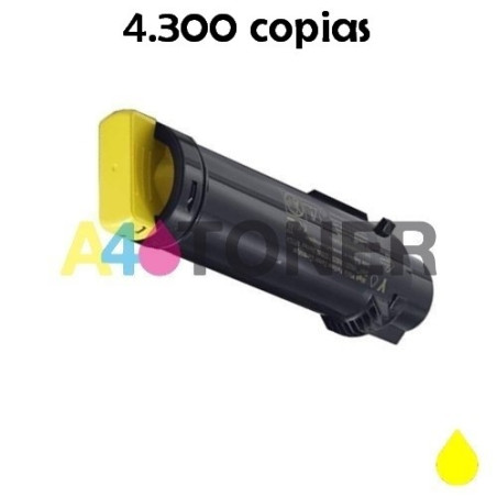 Toner Xerox WC6515 / Phaser 6510 amarillo compatible con 106R03479 Xerox6515