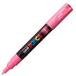 285064000 POSCA MARCADOR  PC-1M NO PERMANENTE PUNTA FINA 0.7-1MM ROSA