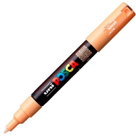 285130000 POSCA MARCADOR  PC-1M NO PERMANENTE PUNTA FINA 0.7-1MM NARANJA CLARO