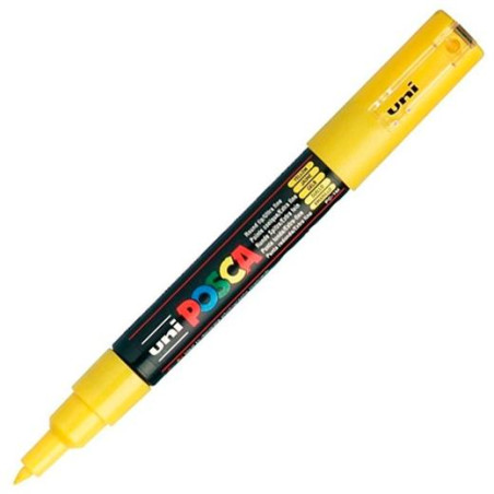 285155000 POSCA MARCADOR  PC-1M NO PERMANENTE PUNTA FINA 0.7-1MM AMARILLO SOL