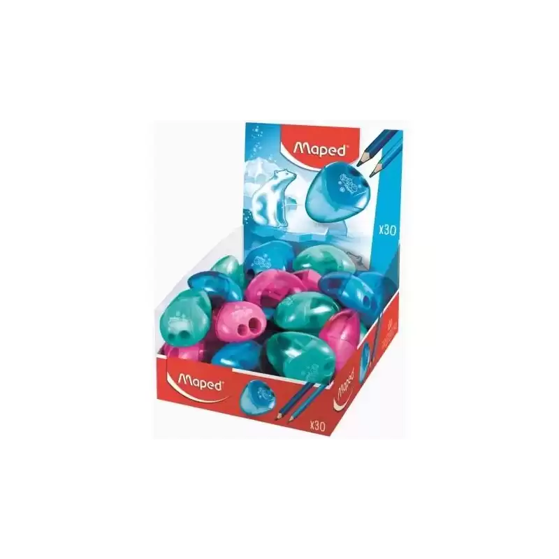534756 MAPED AFILALÁPICES I-GLOO 2 AGUJEROS C/SURTIDOS CAJA EXPOSITORA DE 30U