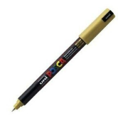 289876000 POSCA MARCADOR  PC-1MR NO PERMANENTE PUNTA EXTRAFINA 0.7MM ORO