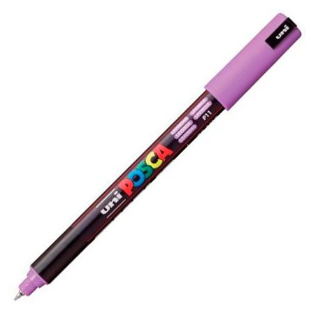 289934000 POSCA MARCADOR  PC-1MR NO PERMANENTE PUNTA EXTRAFINA 0.7MM LAVANDA