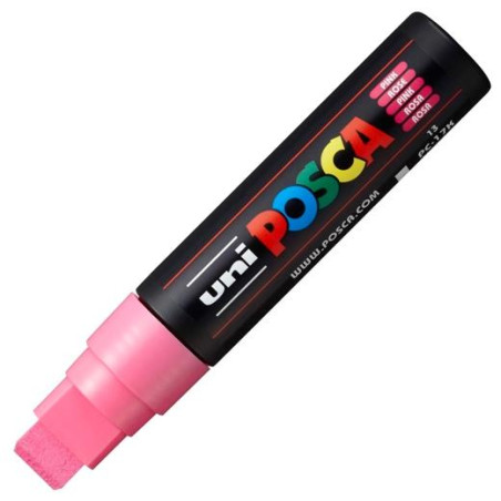 300269000 POSCA MARCADOR  PC-17K NO PERMANENTE PUNTA BISELADA 15MM ROSA