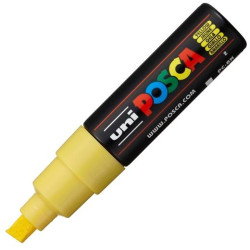 300434000 POSCA MARCADOR  PC-8K NO PERMANENTE PUNTA BISELADA 8.0MM AMARILLO