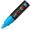 300483000 POSCA MARCADOR  PC-8K NO PERMANENTE PUNTA BISELADA 8.0MM AZUL CLARO