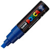 300491000 POSCA MARCADOR  PC-8K NO PERMANENTE PUNTA BISELADA 8.0MM AZUL