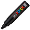 300566000 POSCA MARCADOR  PC-8K NO PERMANENTE PUNTA BISELADA 8.0MM NEGRO